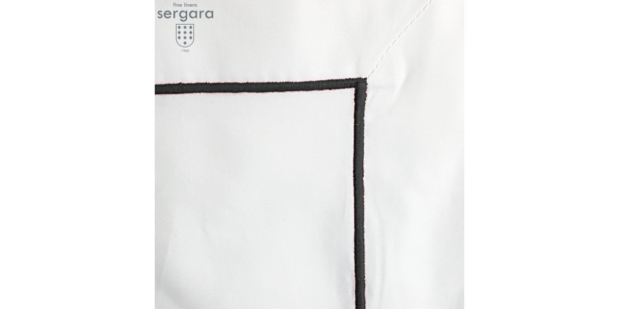 Federe Sergara 600 filo cotone egiziano | Bourdon Grigie