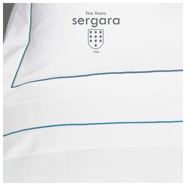 Ensemble de draps bébé Sergara de coton Égyptien 600 fils | Bourdon Celeste