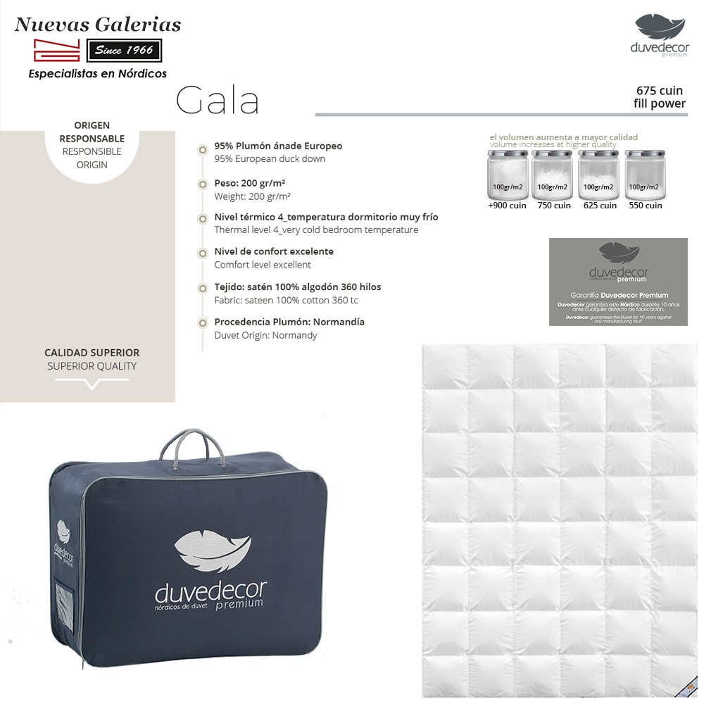 Duvedecor Gala 675 Fill Power Winter Down Comforter Nuevas Galerias