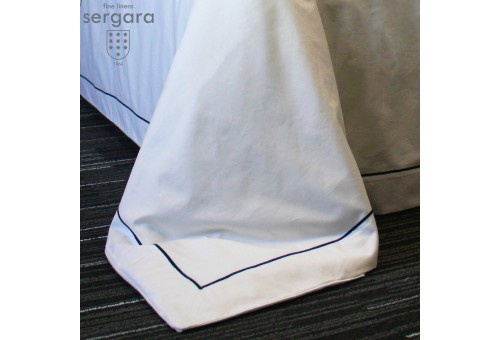 Sergara Duvet Cover 600 Thread Egyptian Cotton Sateen | Bourdon
