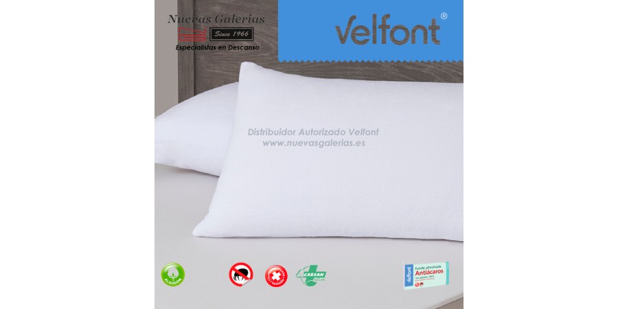 Funda de Almohada AntiÃ¡caros Blanca | Velfont