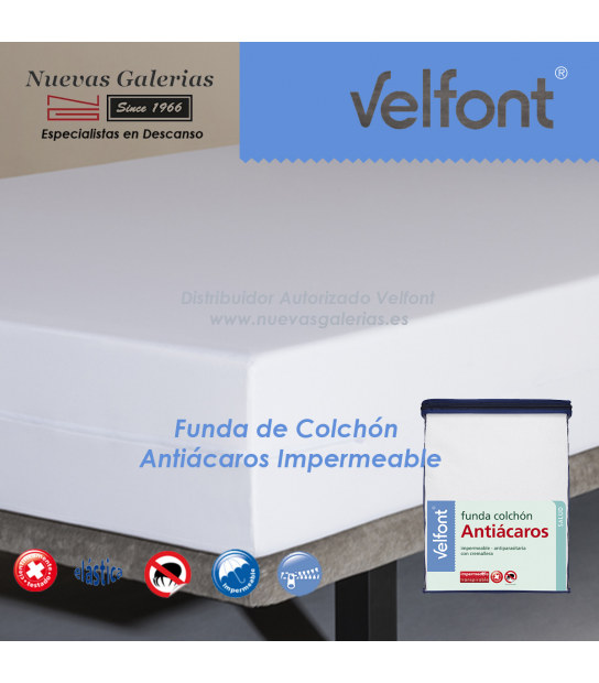 Funda de colchón elástica Niza Velfont-Protección total del colchón