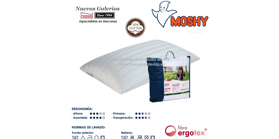 Almohada Elite Ergotex® | Moshy