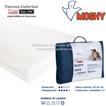 Moshy Matratzenbezug 100% elastischer | Belagua