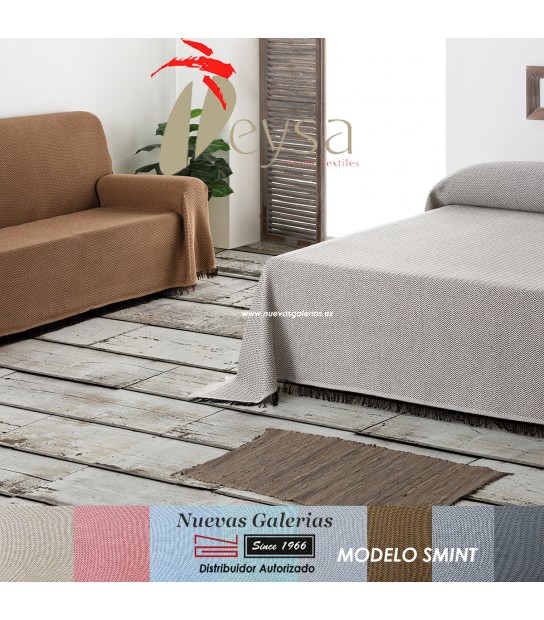 Foulard sofá o cama gris  Tienda online textiles hogar - Montse Interiors