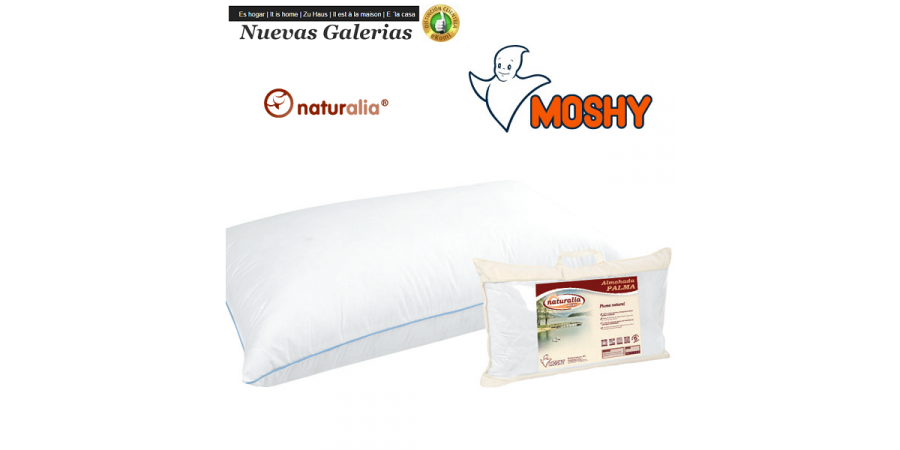 Almohada Palma 96% Plumon | Moshy