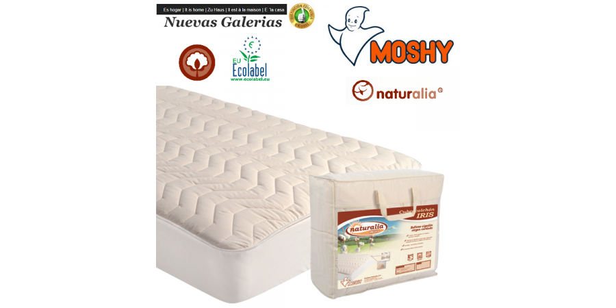 Protège-matelas matelassé Iris Naturalia | Moshy